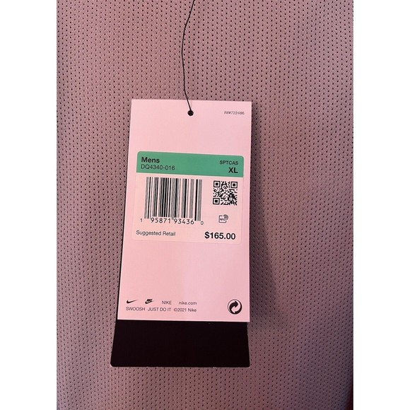 Nike Tech Woven Windbreaker Full Zip Gray Jacket Men's Size XL DQ4340-016 - Picture 9 of 10